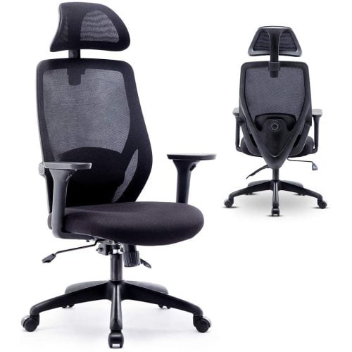 Adjustable Headrest for Office Swivel Chair Ergonomic Head and Neck Support